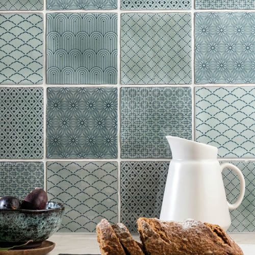 Hand Painted Tiles - Prints and Patterns
