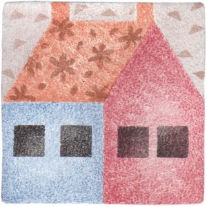 Hand Stenciled Tiles - Patchwork - Tiles of Stow