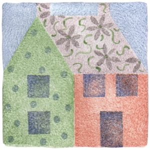 Hand Stenciled Tiles - Patchwork - Tiles of Stow