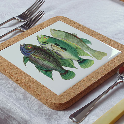Tile Mats - Fish