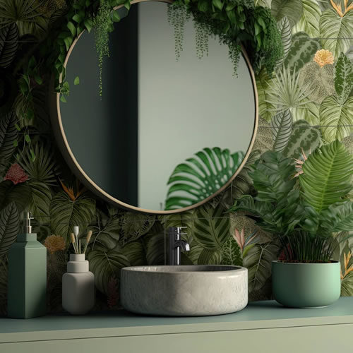 Screen Prints - Living Tropical Oasis