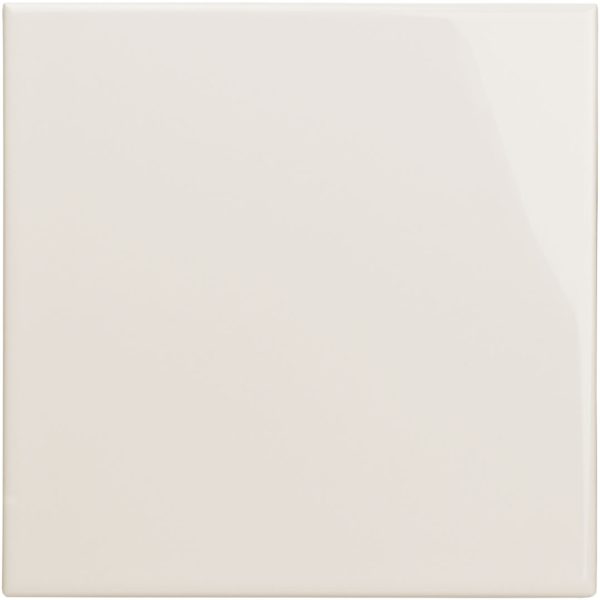Artworks 152x152mm Vintage White Field tile - Tiles of Stow