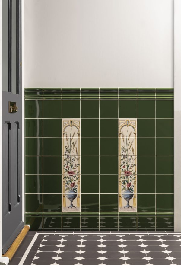 Artworks - Victorian Green Field Tile - Image 5