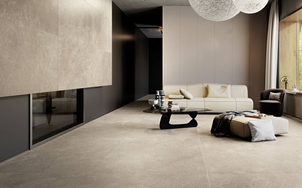 Porcelain Floor Tiles - Epik Almond Matt 120x120 - Image 2