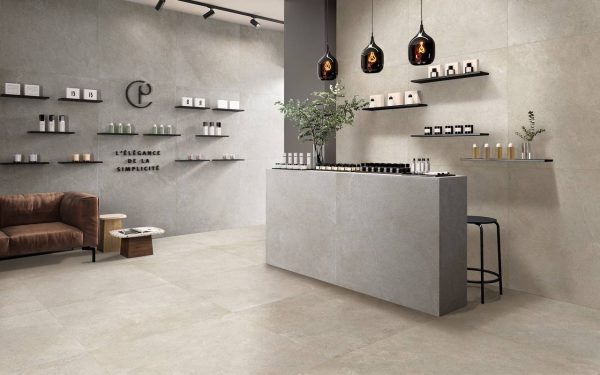 Porcelain Floor Tiles - Epik Pearl Matt 60x30 - Image 2