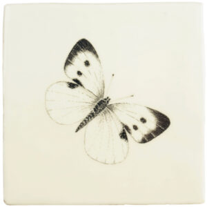 Hand painted Tiles - Bugs & Insects - Black & White Tiles of Stow