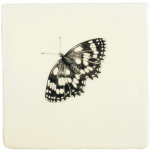 Hand painted Tiles - Bugs & Insects - Black & White Tiles of Stow